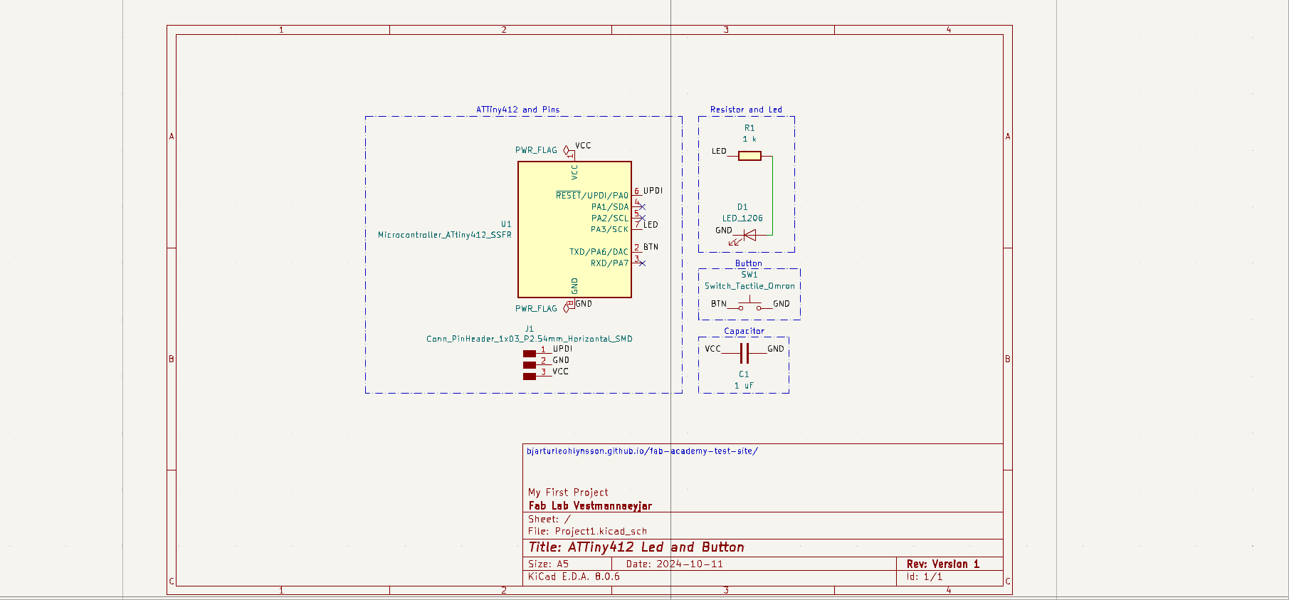 KiCad Schematic Editor