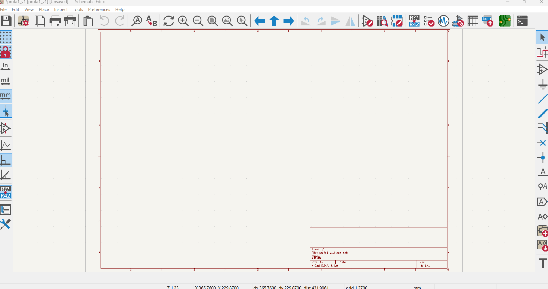 KiCad Schematic Editor